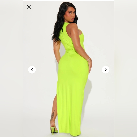 Fashion Nova- Maria Cut Out Maxi Dress- W Sz Medium - Picture 5 of 10